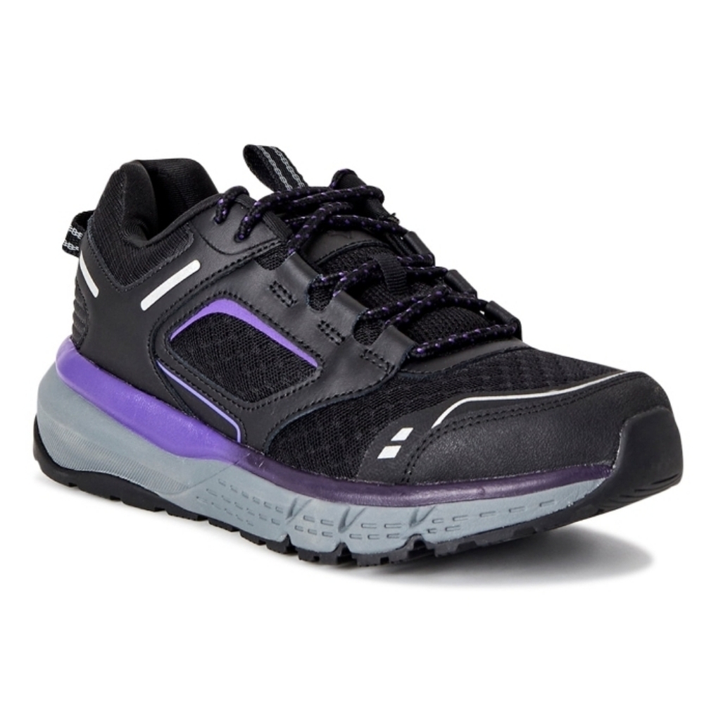 New Herman Survivor's Size 8 Black Purple Oil & Slip Resistant Leather Shoe